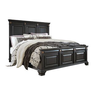 Roundhill Furniture Solid Wood Bed & Reviews | Wayfair